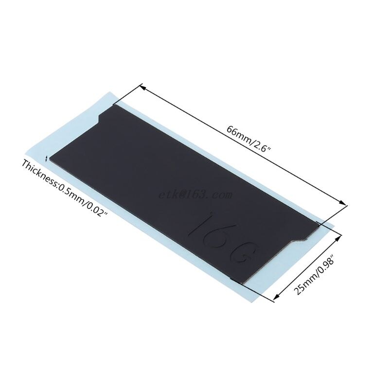 Reines Kupfer Überzogene Graphene Notizbuch Spielen Laptop Speicher Kühlkörper Kühl Weste Kühler RAM Speicher Kühler
