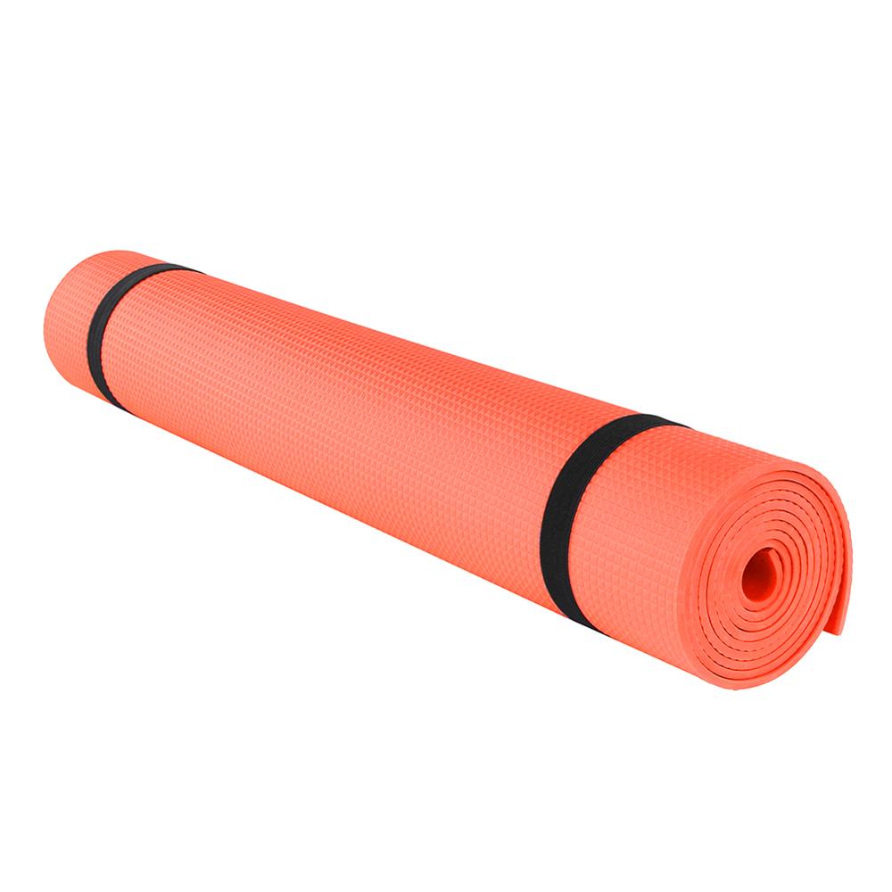 1730x610x4mm alfombra de EVA para Yoga todo propósito antideslizante esteras Fitness plegable Fitness ambiental ejercicio Mat de Fitness gimnasia esteras: Naranja