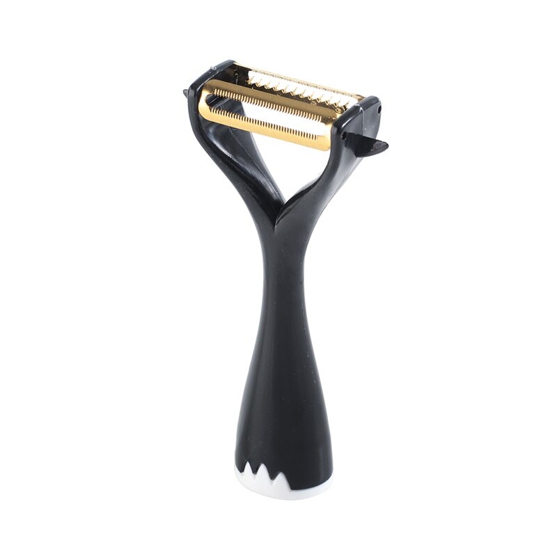 Multifunctionele Dunschiller Plastic Rvs Wortel Aardappel Cutter Kool Rasp Fruit Slicer Keuken Zesters Gadgets: Black