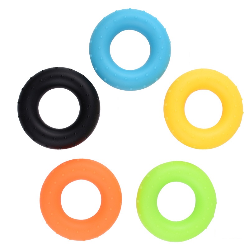 Siliconen Vinger Grijper Ring Hand Spierversterker Ring Pols Vinger Trainer Oefening Carpaal Expander Workout Fitnessapparaat