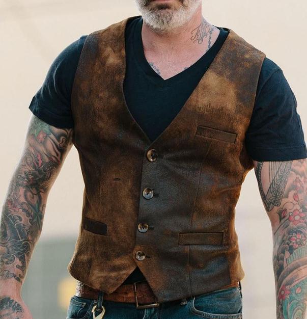 Terno masculino colete boutique lã tweed fino ajuste lazer algodão masculino cavalheiro beckham negócios colete para padrinhos de casamento