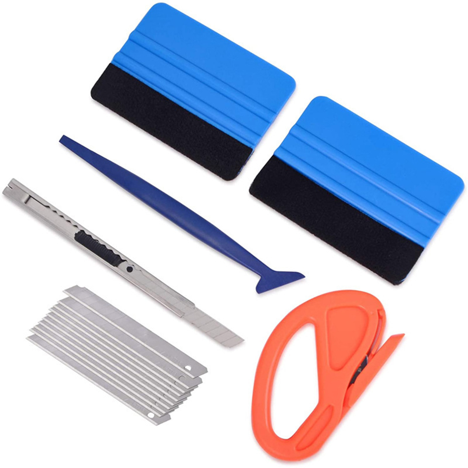 Coupe-papier d'emballage Snitty, coupe-Film vinyle de sécurité, outil de coupe en Fiber de carbone, coupe-enveloppe, outils de teinte pour fenêtre de voiture, 1/2 pièces