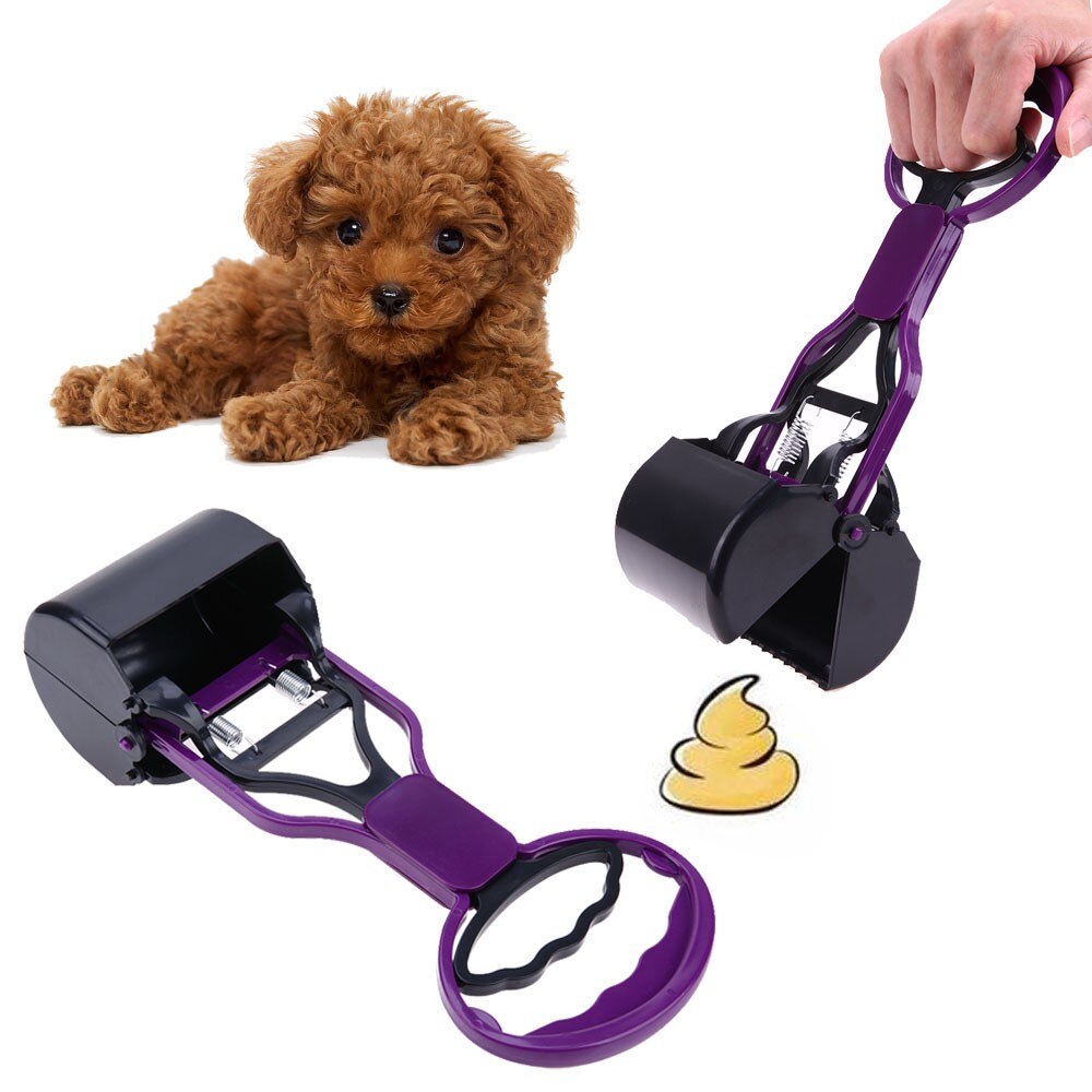 Outdoor Pet Long Handle Clamp Poop Scoop Clean Pick Up Animal Dog Puppy Cat Waste Picker Cleaning Tools Outdoor Barbage Tongs