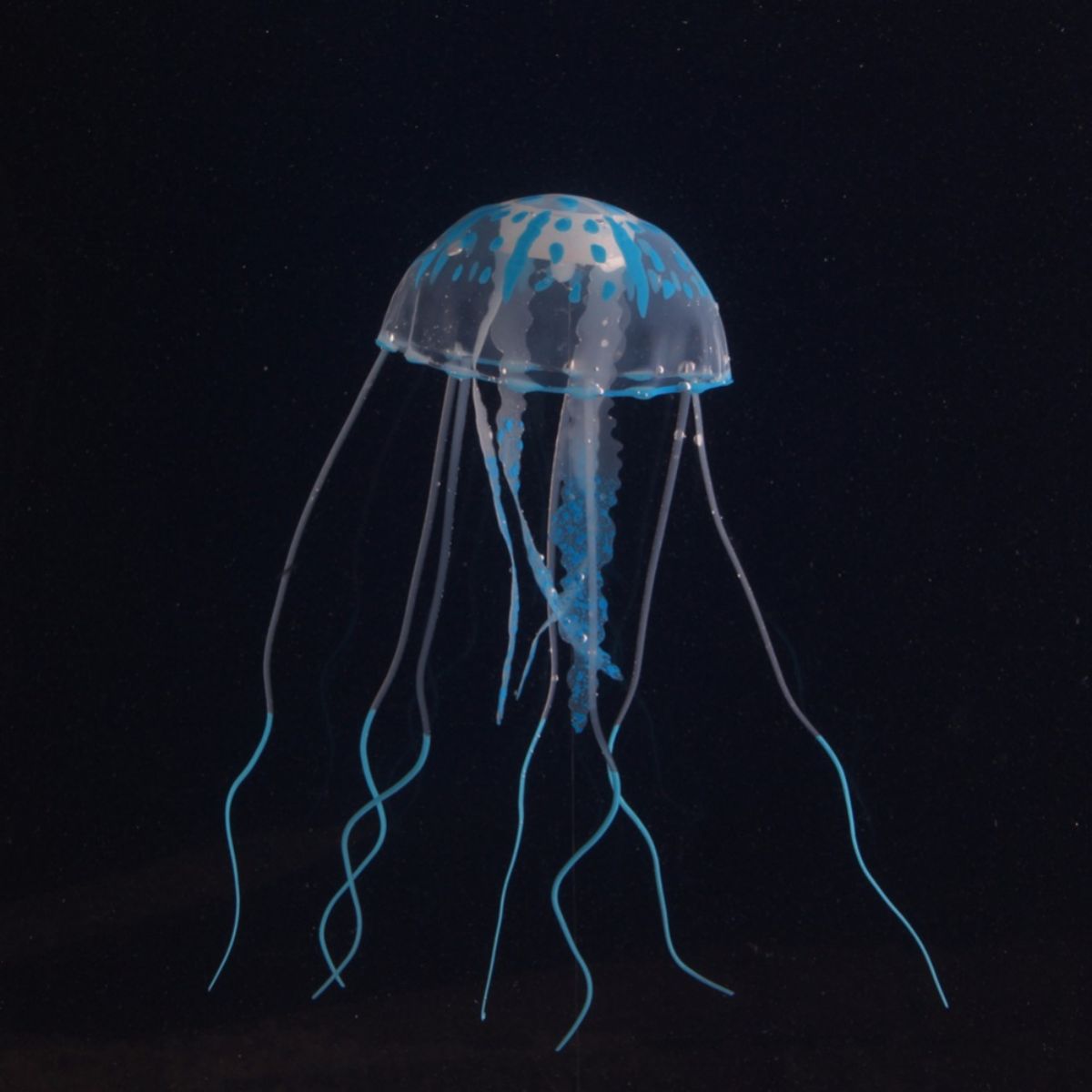 Méduse fluorescente artificielle, 1 pièce, décoration d'aquarium en Silicone, Simulation de paysage, aquarium rouge, aménagement paysager: S / green
