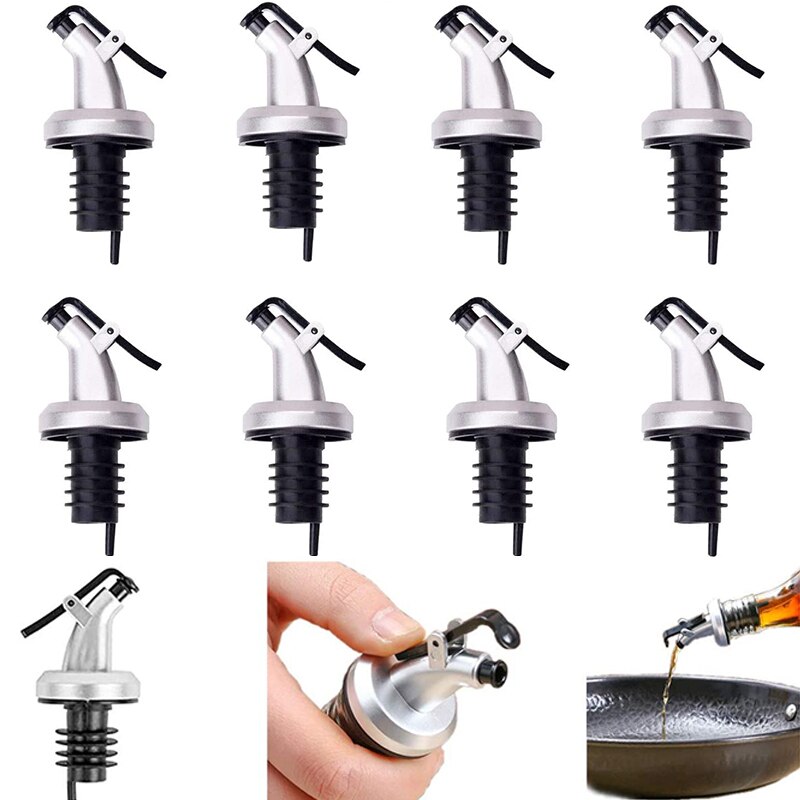 3 stk oliven flaske sprøjte tud spiritus olie-dispenser til olie vin skænke flip top prop køkken værktøj vin flasker tud