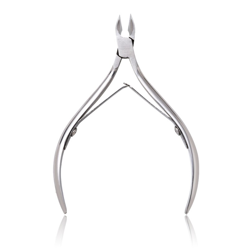 Tijeras de acero inoxidable para cutículas, herramientas de manicura pedicura, Tijera para piel muerta cortauñas Nail Art, 1 ud.: 02
