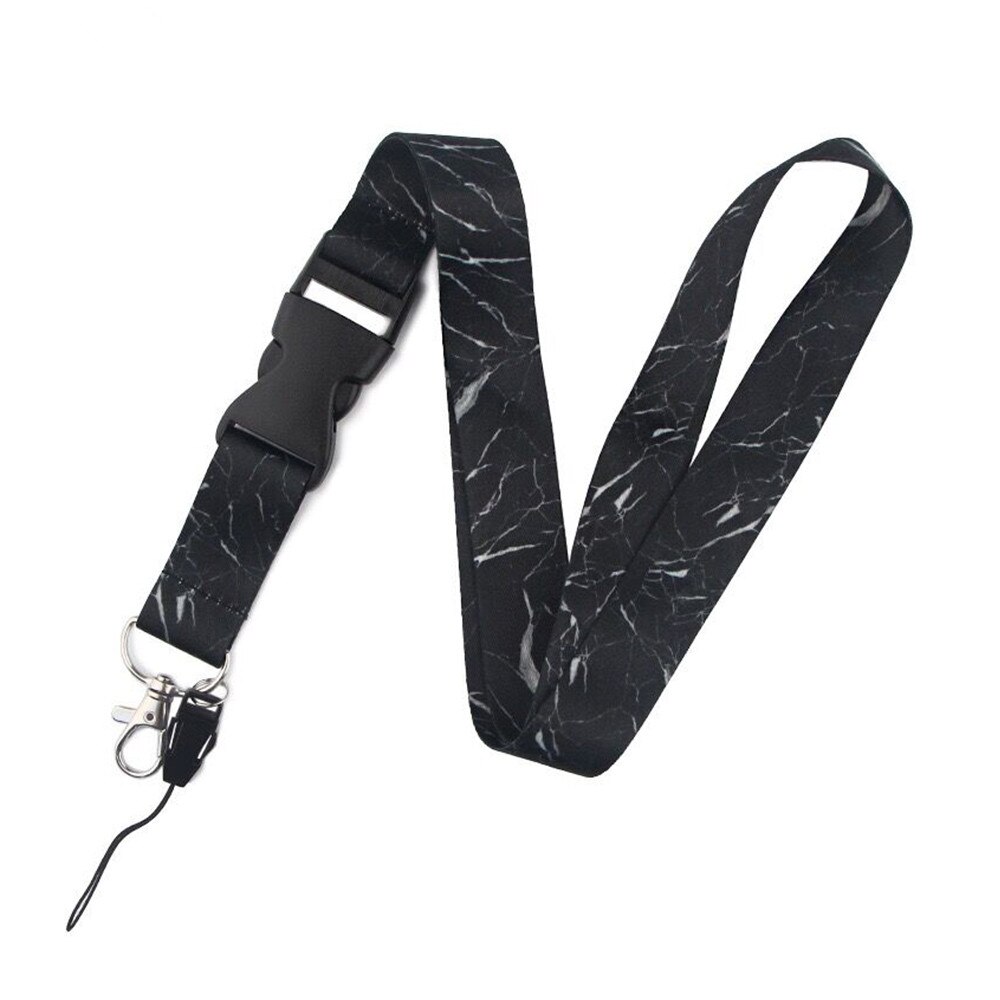 Marble Grain Printed Neck Strap Keychain Lanyard For Keys ID Card Badge Holder Keycord DIY Hanging Rope Mobile Phone Accessories: 11