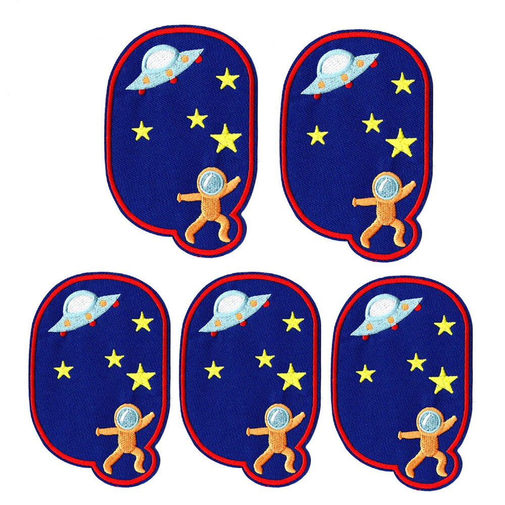 5 uds reparación, costura codo rodilla parches hierro sobre parche para ropa Jeans rayas pegatinas insignia bordada niños paño: type 044