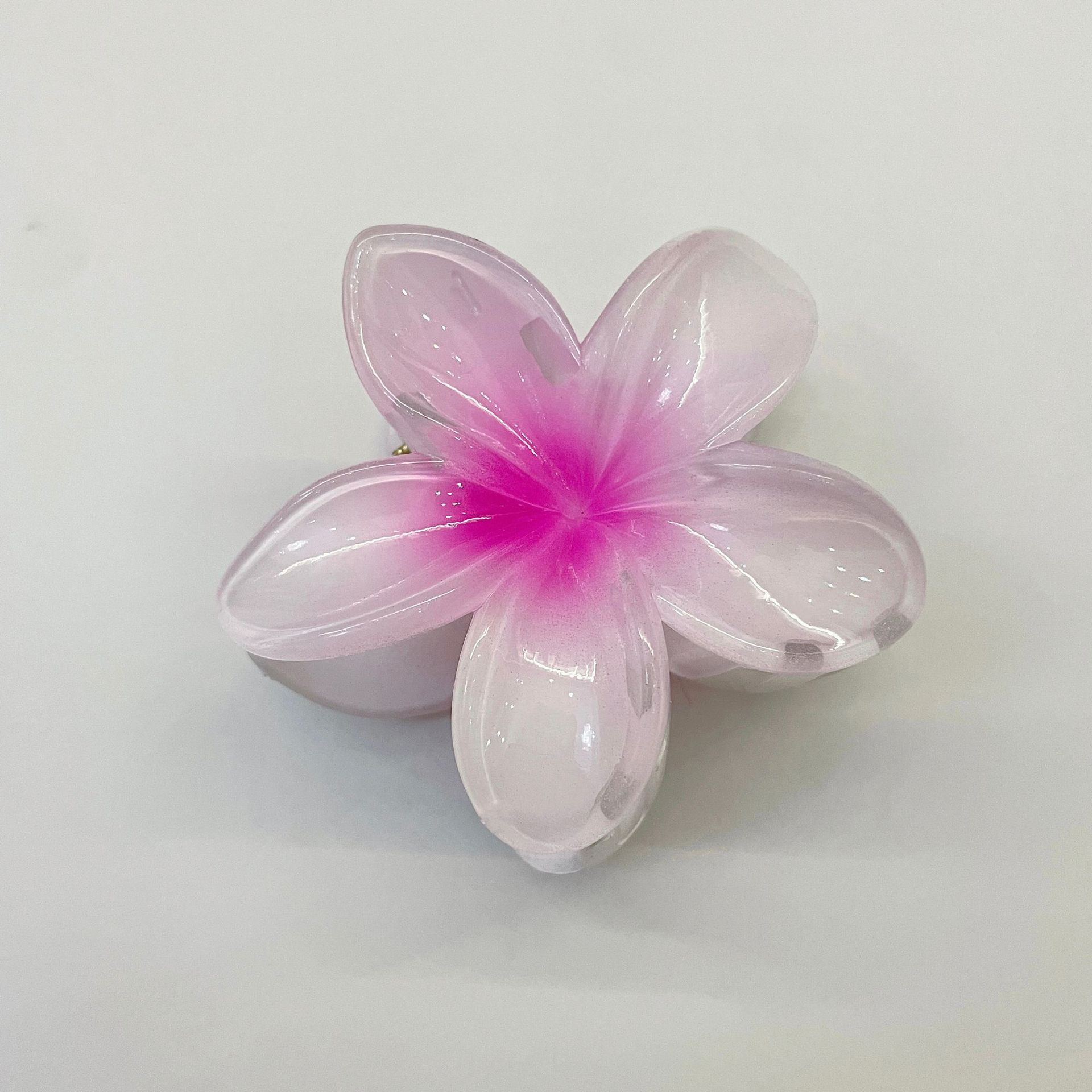 Vacation Egg Flower Hair Clips Hawaii Beach Claws Bohemian Hairpin for Girls: Yellow
