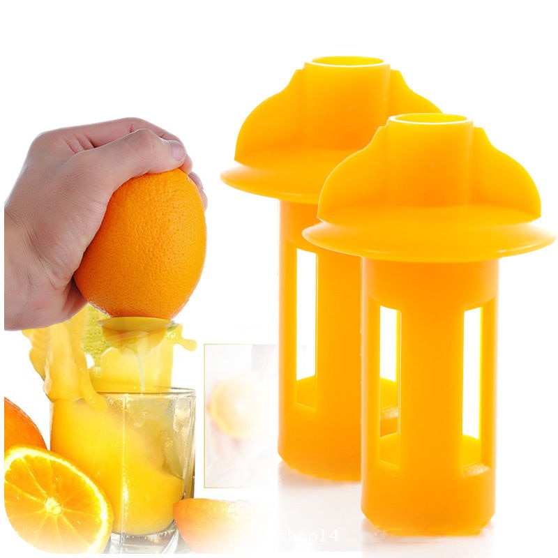 Bærbar mini manuel hånd citruspresser orange plastpresser citronekstraktor frugtpressesaft friskpresset værktøj