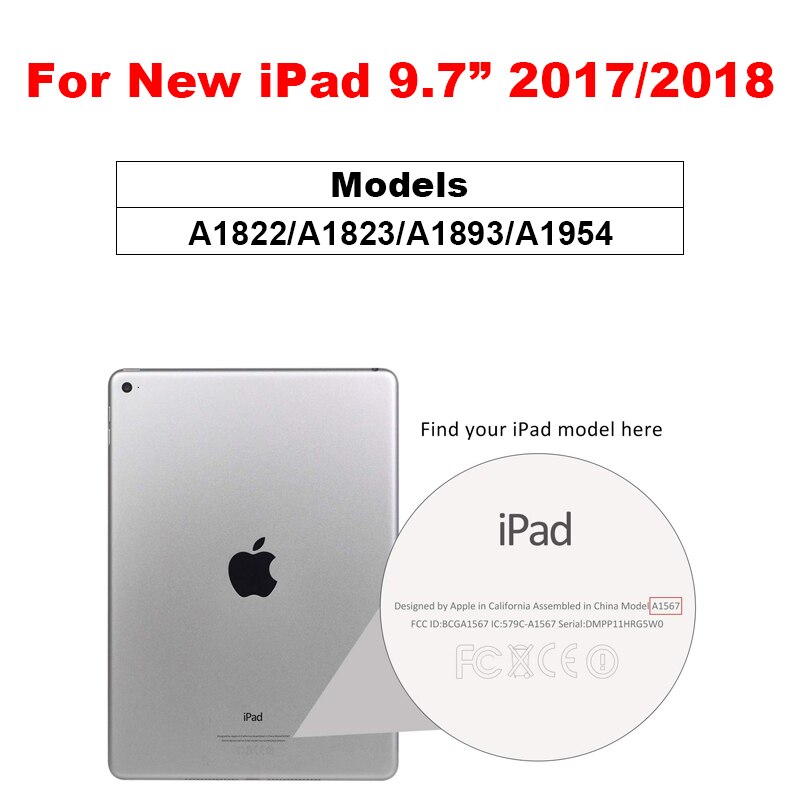 Schermo 9H per IPad 2017 2018 Air 1 2 mini 1 2 3 4 Protector per iPad Pro 11 10.5 9.7 vetro temperato protettivo antigraffio: iPad 2017 2018 9.7