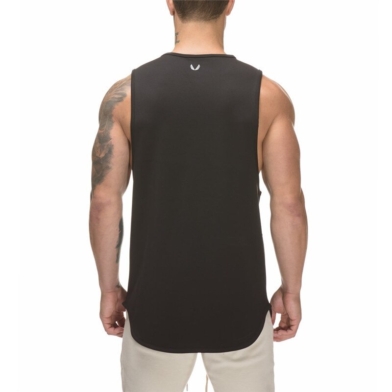 2021Modal Men&#39;s Sports Vest Fitness Running Training Quick-drying Vest Slim Breathable Sleeveless Men Gym Tank Top Men Clothing