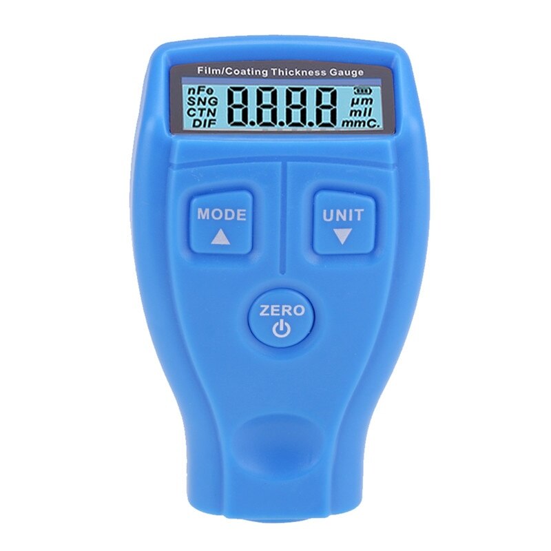 RM660 / GM200 Coating Painting Thickness Gauge Tester Ultrasonic Film Mini Car Coating Measure Paint Gauge Measuring Instrument: GM200-blue