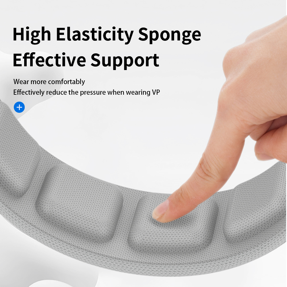 Hibloks voor Apple Vision Pro hoofdband Verstelbare hoofdband Comfortabele gezichtsdecompressie VR-accessoire voor Apple Vision Pro