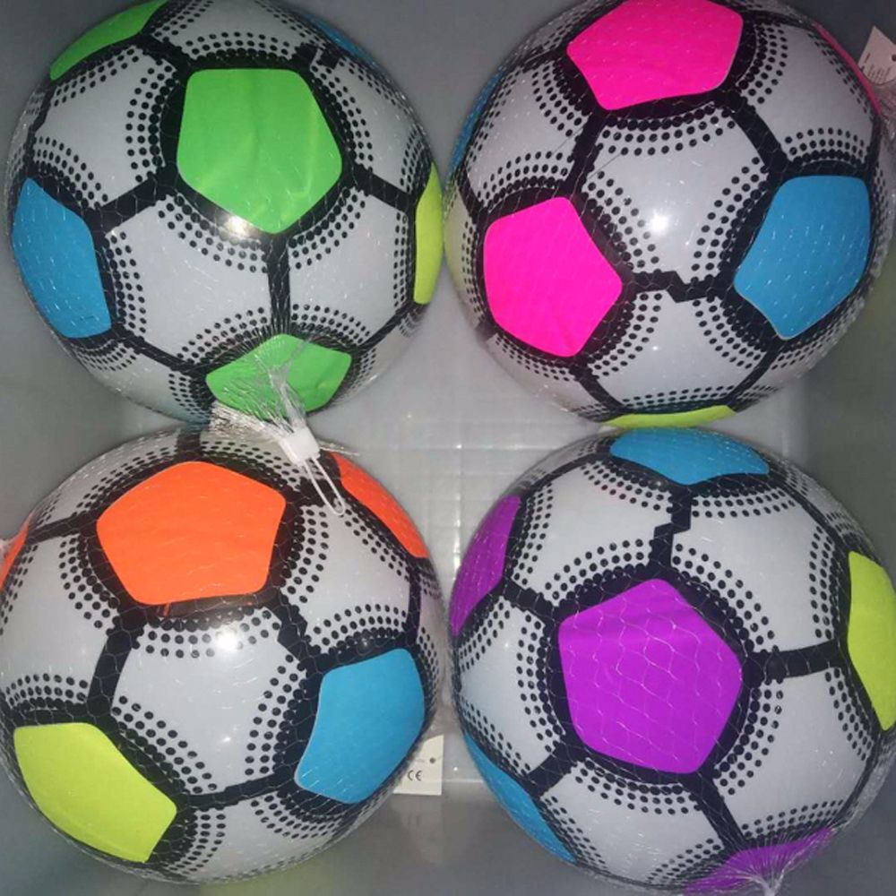 9 Inch Indoor En Outdoor Ouder-kind Sport Rubber Opblaasbare Kleur Lakleer Bal Kinderen Strand Fluorescerende Volleybal