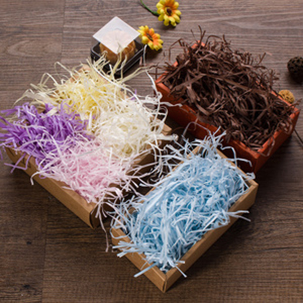 Diy Papier Raffia Papiersnippers Confetti Candy Bruiloft Verjaardag Christmas Party Box Vulmateriaal Decoratie