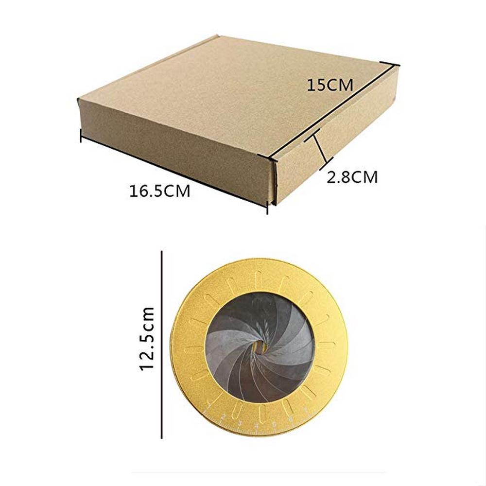 Adjustable Precise Math Measuring Ruler Stainless Steel Round Baking Inspiring Circle Drawing Tool Party Rotary Stationery