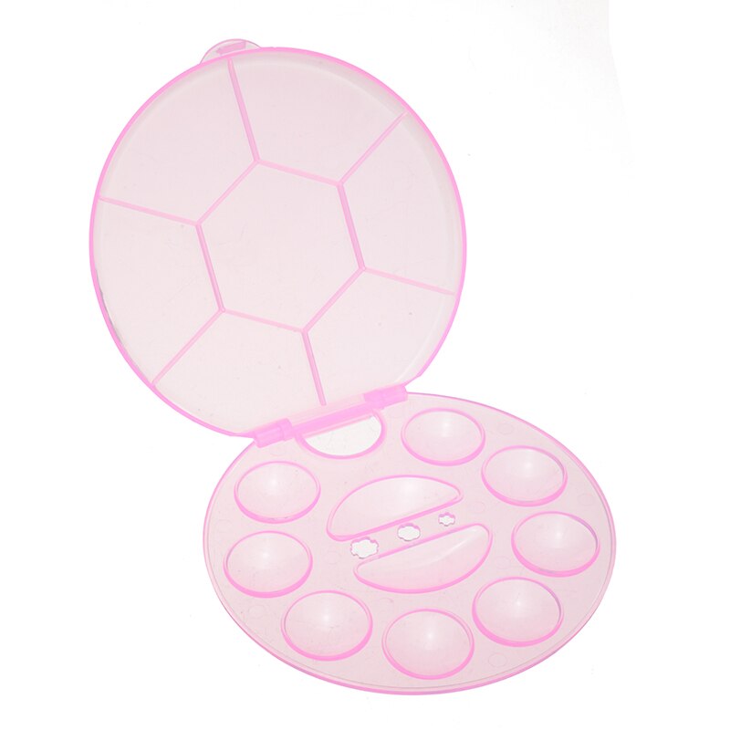 1Pc Artist Plastic Paint Mixing Palette Box for Watercolor Acrylic Oil Painting Watercolour White Painting Pallet Painting Tool