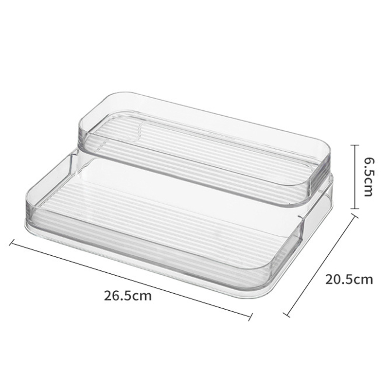 Desktop Parfüm Regal Badezimmer Make-Up Küche Liefert Organizer Box 3-Tier Display Riser Ständer Lagerung Rack Für Puppe Kosmetik: Licht Grau