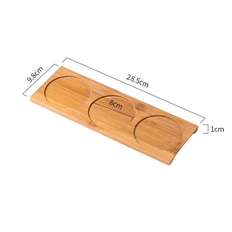 Houten Zeepdispenser Lade Vanity Aanrecht Flessen Organisator Houder Ronde Vierkante Kaarsen Sieraden Opbergvak Voor Badkamer: D