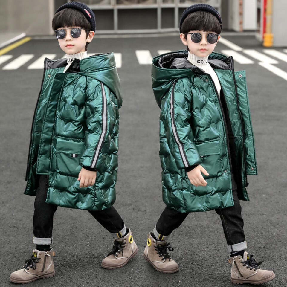 Plumífero con capucha para niños, abrigo cálido de , chaquetas para niños de 4, 5, 6, 8, 9, 10, 11, 12, 13, 14 años, invierno,