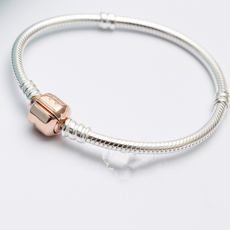 Pan home classic simple basic bracelet string ornaments DIY snake bone chain Tanabata: 17cm