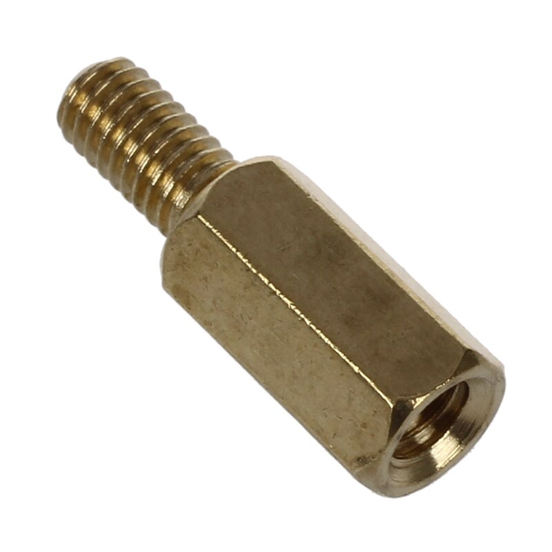 LNHF 50 pièces en laiton filetage PCB entretoise support M3 mâle x M3 femelle 6mm