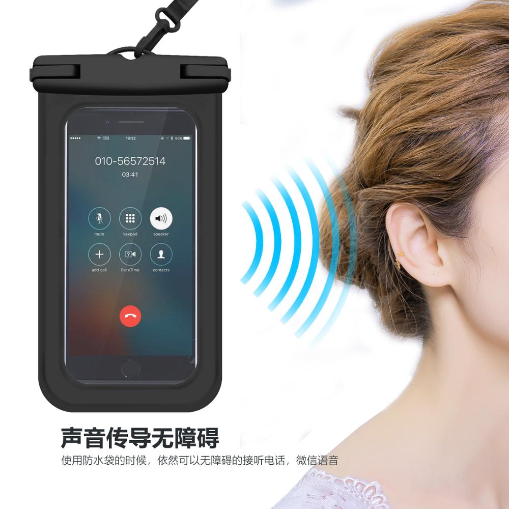 IP68 Universal- Wasserdicht fallen Für iPhone 11 Profi Max 7 8 Plus Samsung A51 A71 S20 Ultra Abdeckung wasserdicht tasche praktisch Tasche
