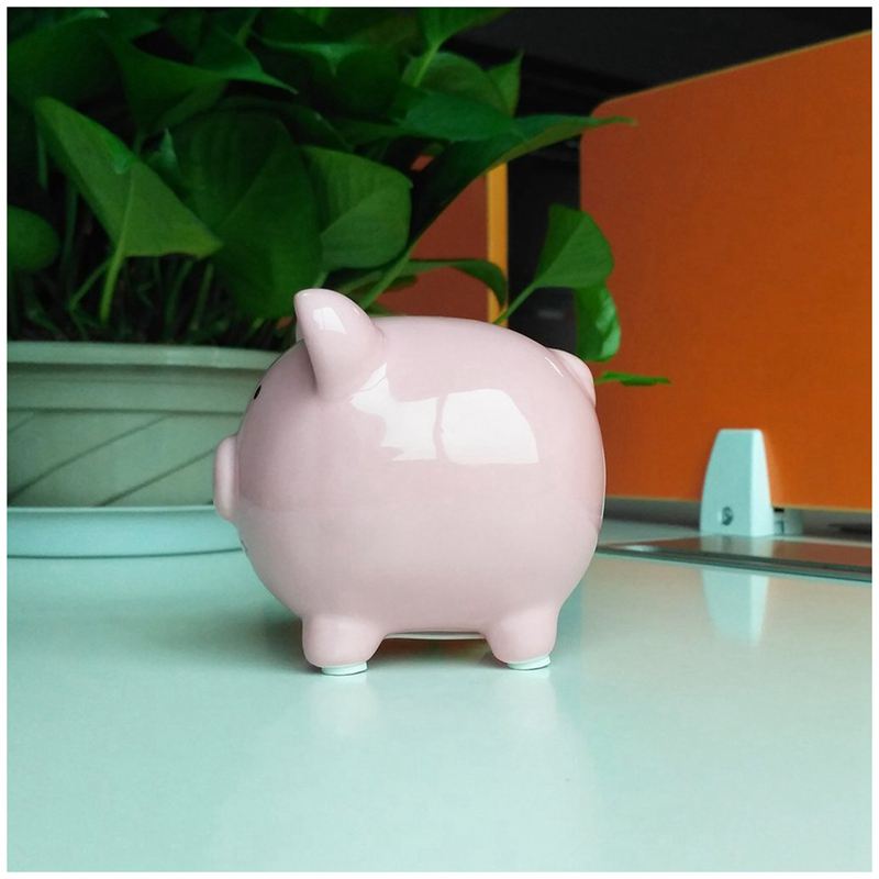 Huchas para niños, Material cerámico, bonito cerdo para decoración, de guardería para bebés