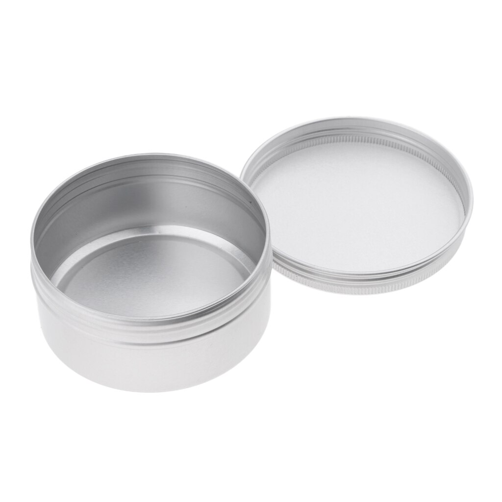 20 Stuks Aluminium Blikken Blikjes-Ronde Opslag Potten Schroef Deksels Metalen Blikken, Reizen Blikken Cosmetische Hervulbare Containers, 150 Ml