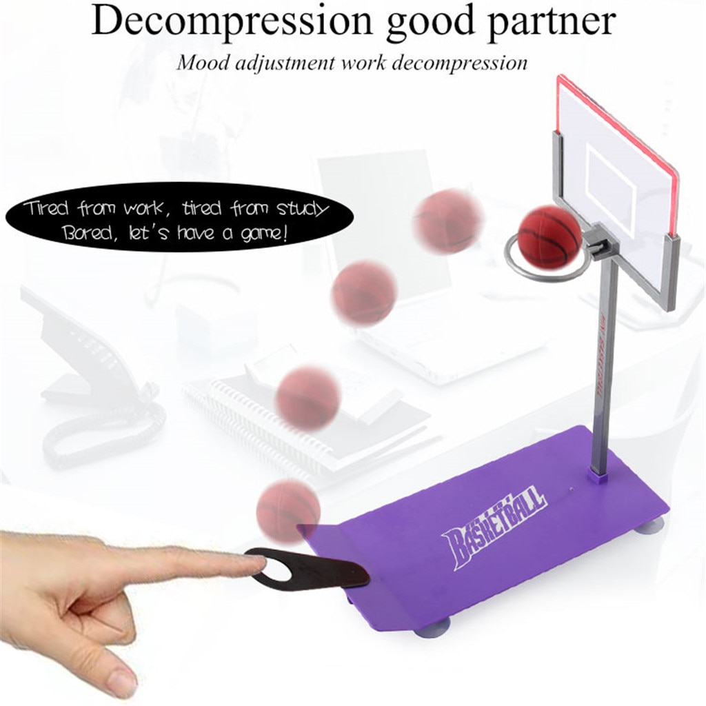 Mini Basketball Shooting Game for Children's Desktop Shooting Marbles Table Games Parent-Child Interaction Fingertip Movement