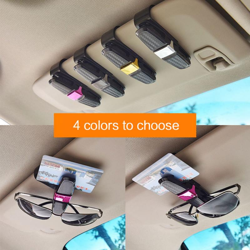 1Pcs Car Sun Visor Sunglasses Holder Glasses Case Auto Fastener Cip Car Vehicle Auto Accessories Auto Fastener&Clip Glasses Case