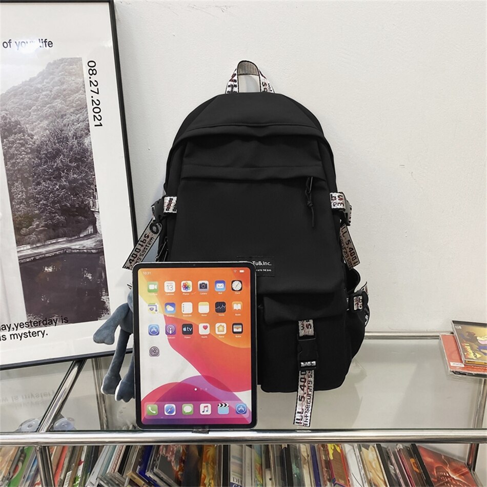 Backpack Purse Nylon Bagpack Large Capacity Rucksuck for Teenager Men School Book Bag Outdoor Travel Couple Back Pack