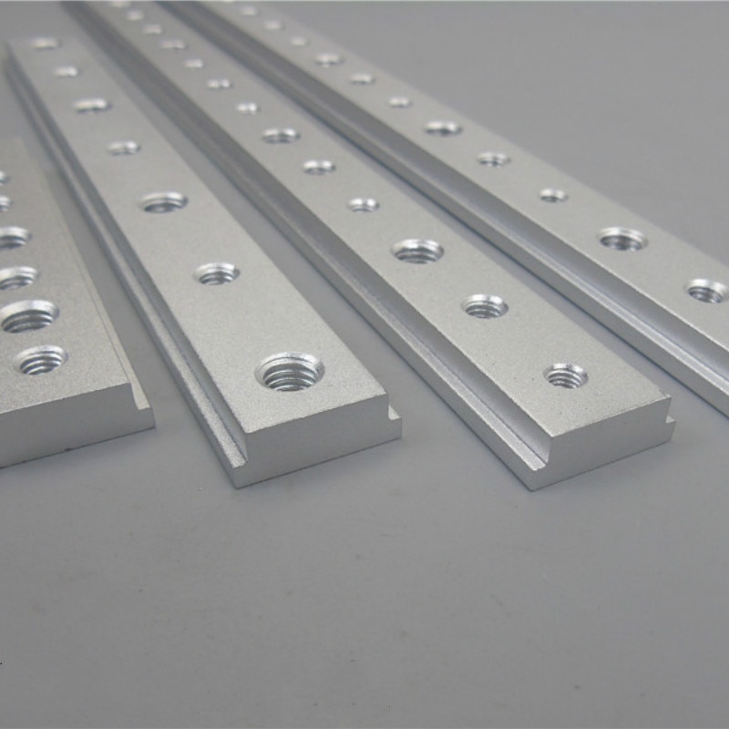 Aluminium T Track Slot M6 M8 Slide Slab for T-slot T-track Miter Track Fixture Slot Woodworking Tool Router Table Tools