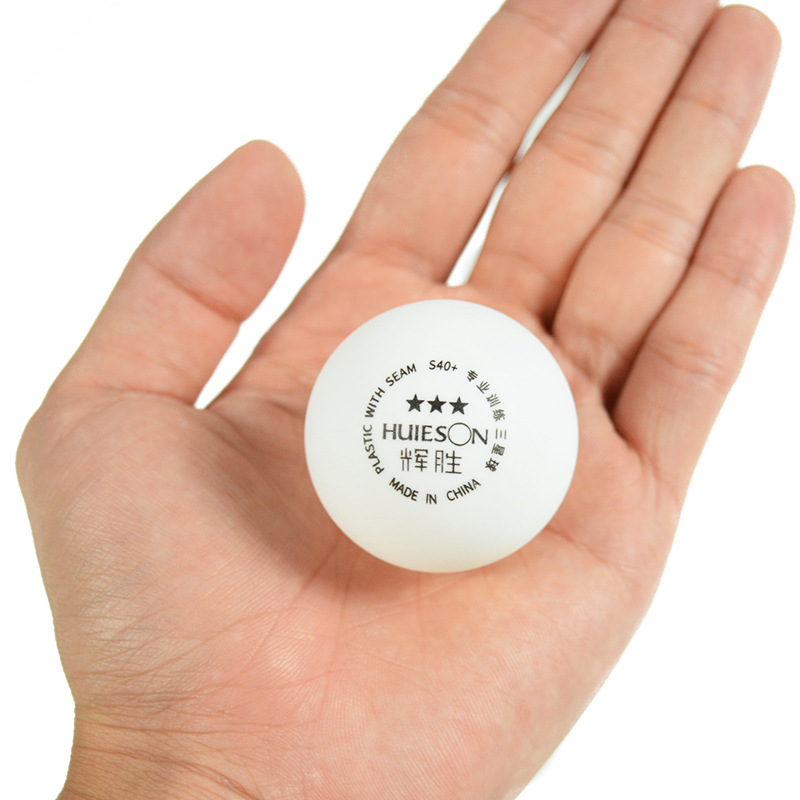 Huieson 100 unids/lote ambiental Pelotas de Ping Pong de plástico ABS de pelotas de tenis de mesa de formación bolas de 3 estrellas S40 + 2,8g