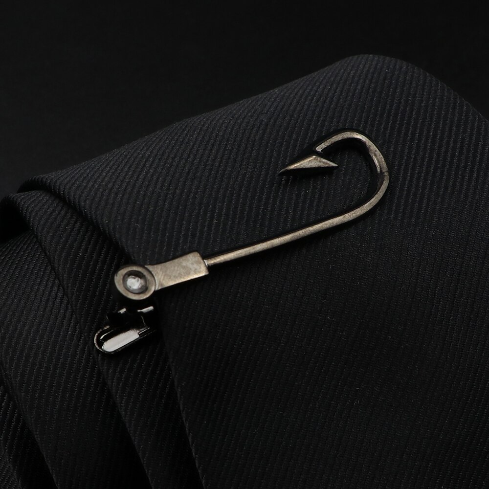 Pince à cravate en métal pour hommes, couleur or argent, stylo en forme de barbe, épingle à cravate, bijoux de mariage: C3-11
