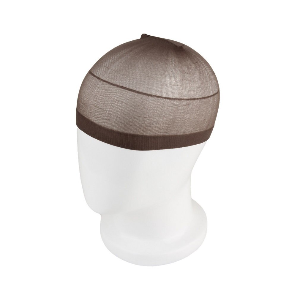 Filet pour perruque, bonnet de , réutilisable, élastique et extensible, pour hommes et femmes, 4 pièces/lot: Coffee