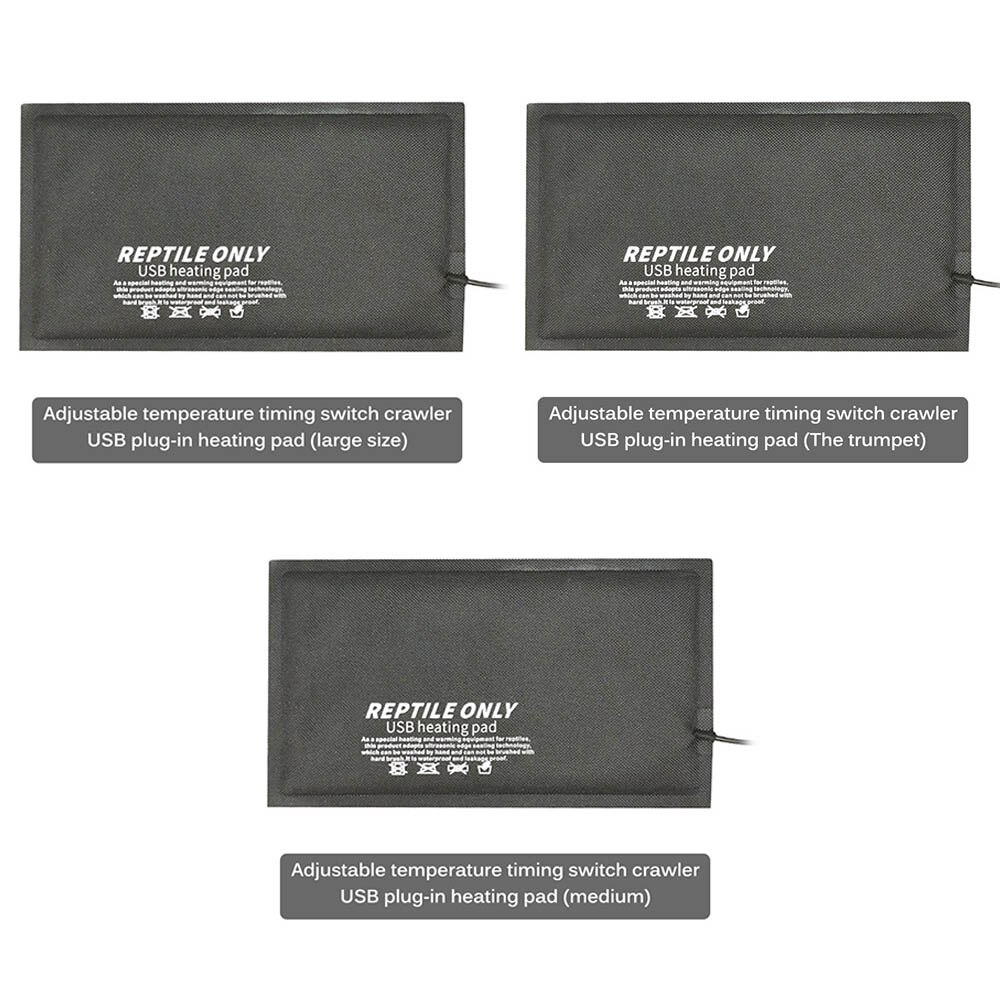 Terrarium Reptiles Heat Mat 4W/7W/9W Climbing Pet Heating Pads Reptile Electric Blanket Reptiles Supplies For Winter