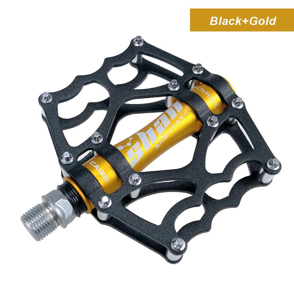 MTB Flat Bike Pedals Road 3 Sealed Bearings Bicycle Pedals Bike Pedals Wide Platform Pedales Bicicleta Accessories Part: 4