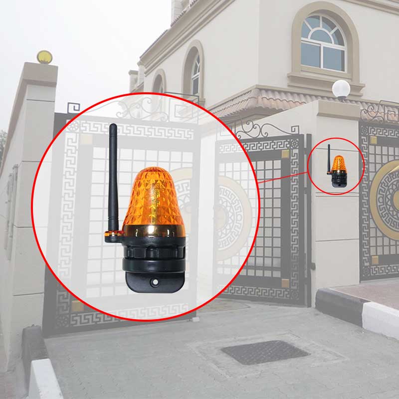 Ac/Dc 12V-265V Led Gate Knipperlicht Lamp Alarm Lamp Voor Swing Schuifpoort Opener/Slagboom Signaal Strobe Knipperende Lamp