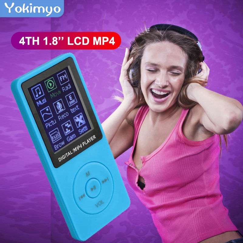 Reproductor Mp3 y Mp4 portátil para Ipod, Radio Fm, colorida, para música y vídeo, Lcd de 1,8 pulgadas
