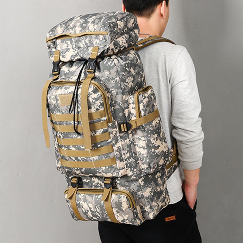 Extra Large 80L Travel Backpack Hiking Camping Rucksack Luggage Bag Waterproof