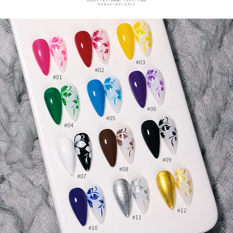 Colle de dessin extensible pour vernis à ongles, 5ml, Super forte, Gel araignée, extensible, élastique, Point à ligne