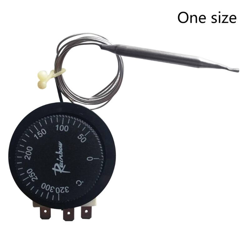 0-320℃ Rainbow TS-120SR Capillary Thermostat 3 pin Tempering Switch Adjustable Temperature 3-feet Temperature Controller L69D