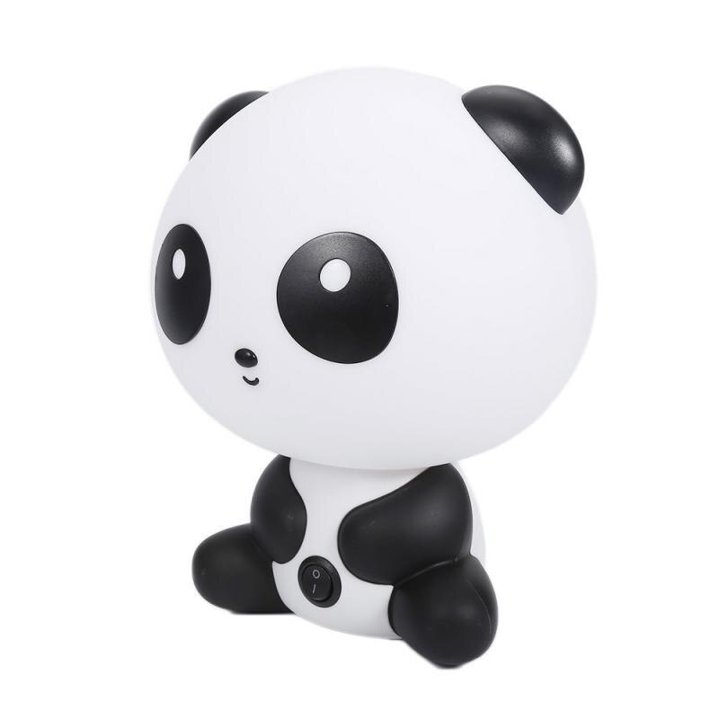 Sleeping LED Night Lamp Chrismas Battery Models Pretty Cute Panda Cartoon Animal Night Light Kids Bed Desk Table Lamp Night