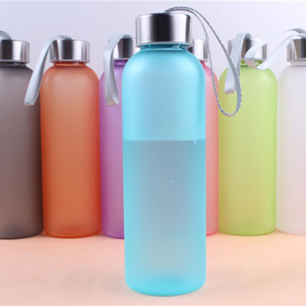 600Ml Outdoor Sport Travel Camping Fles Draagbare Transparante Fles Vruchtensap Waterkoker Fietsen Reizen Drink Water Bottle Cup