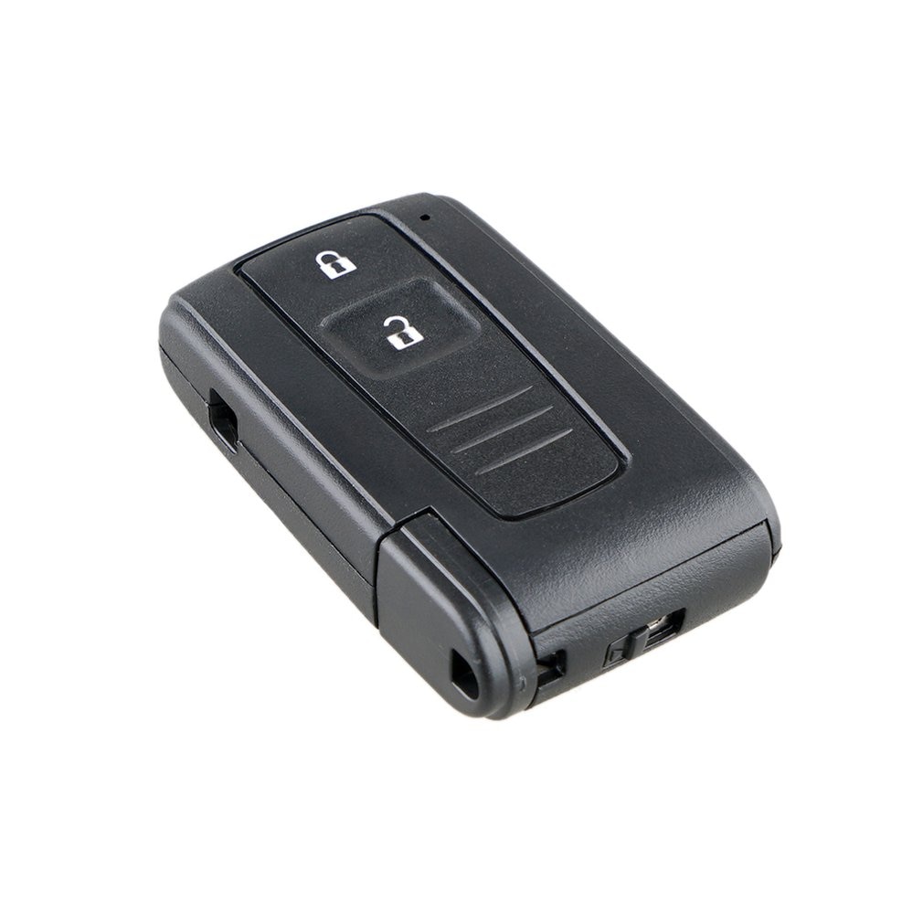 2 knapper mini fjernbetjening nøgle taske fjern nøgle etui til toyota prius corolla verso toy 43 blade