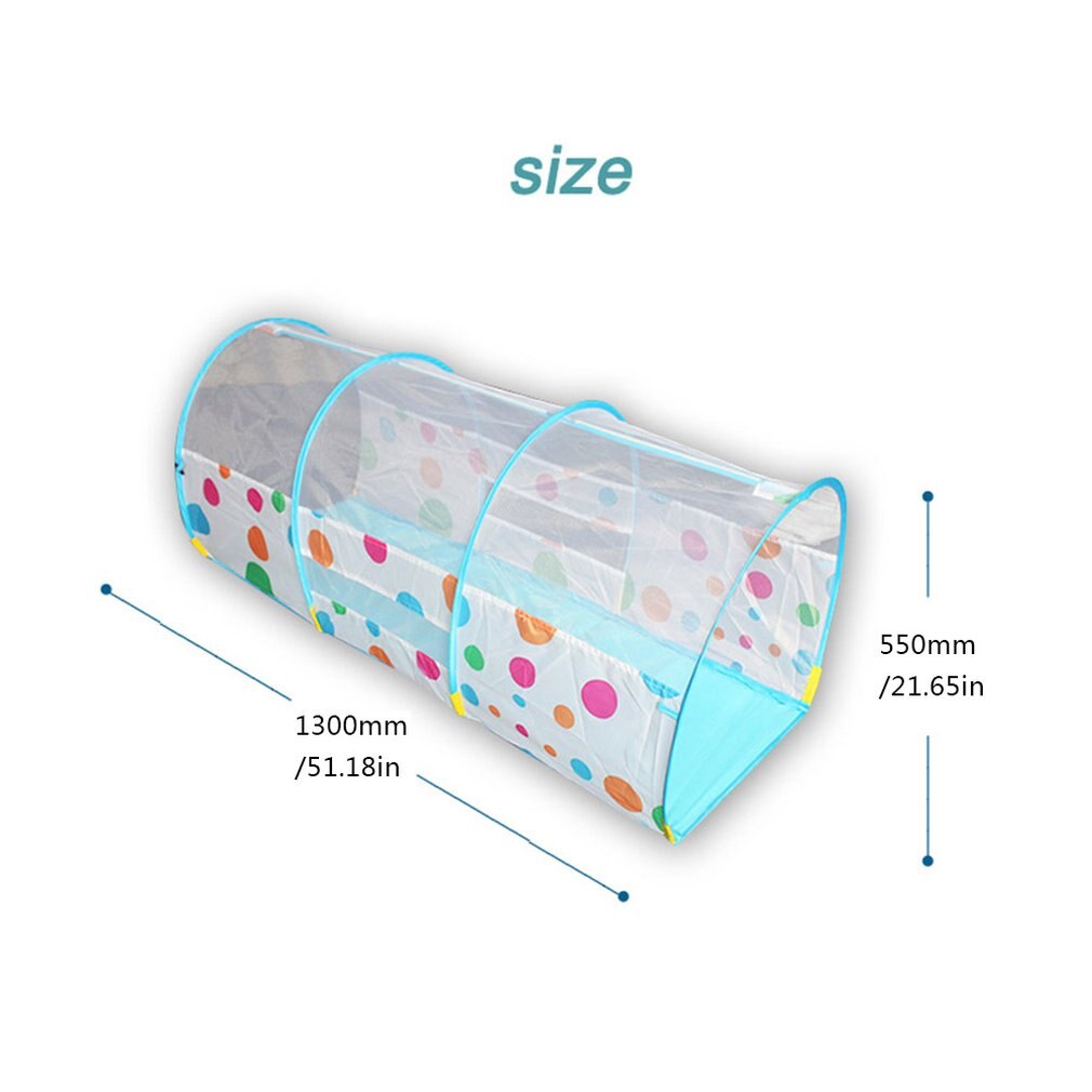 Kinder Dot Bogen Tunnel Baby Krabbeln Rohr Infant Bohrer Loch Sinn Ausbildung Boden Verdickung Flut Control