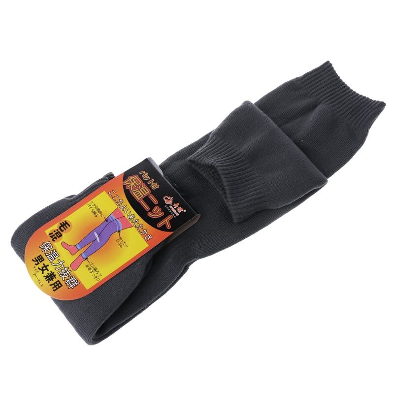 Nuovo 1 paio di scaldamuscoli da donna in lana cachemire da uomo gamba calda calze alte gambali