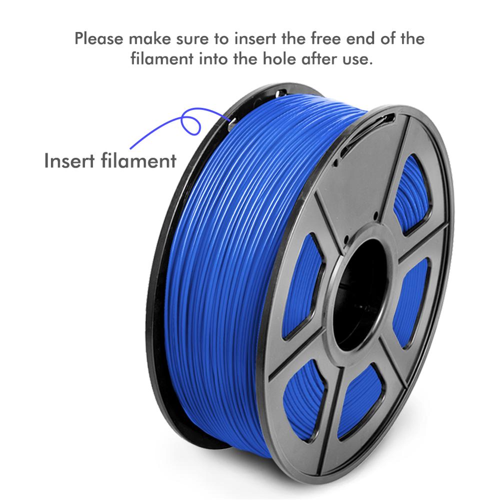 Sunlu petg filament 1.75mm 3d skrivare 1kg sublimering med 0.02 tolerans för tonåringar utforska fantasi